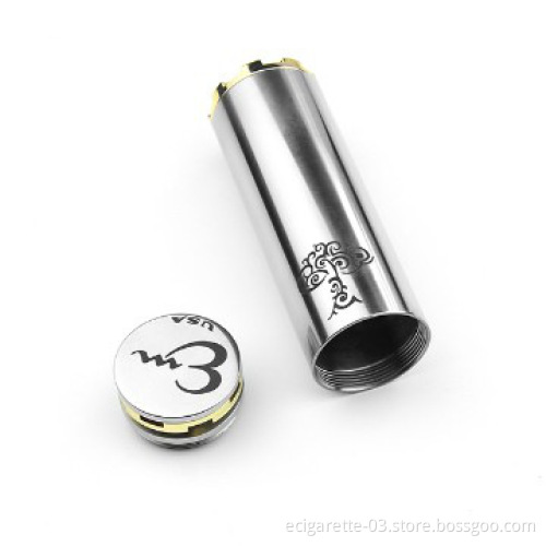 Stainless Steel Tree Of Life Mod With 26650 Battery